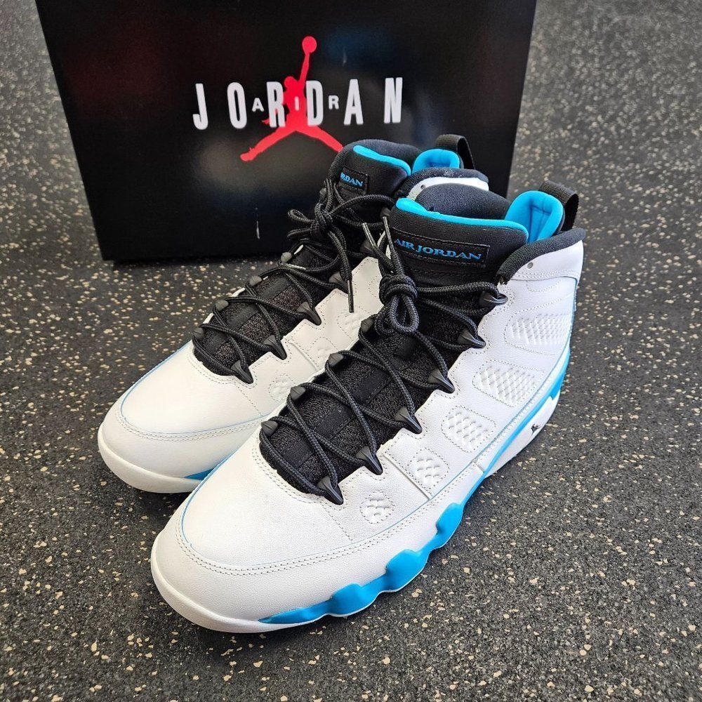 Air Jordan 9 Retro Powder Blue 2024 FQ8992-101 Mens Size 12 - Picture 7 of 7